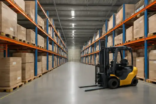 Forklift Kullanılan Depolarda Raf Yerleşimi Nasıl Planlanır?