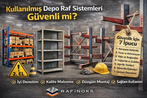 Kullanılmış Depo Raf Sistemleri Güvenli mi?