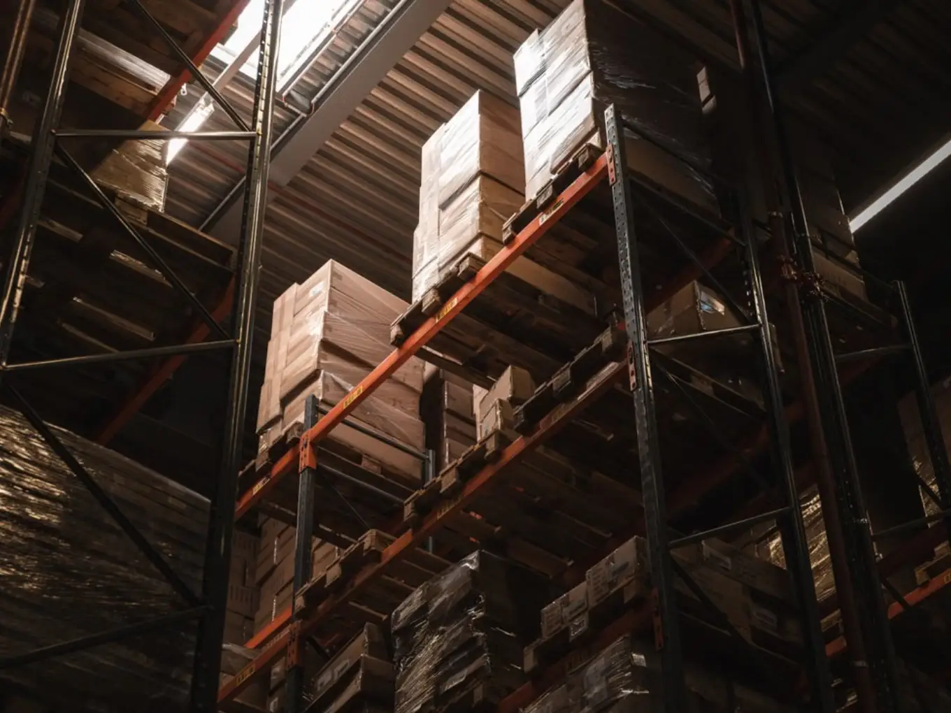 Ağır yük paletli raf sistemleri pallet racking