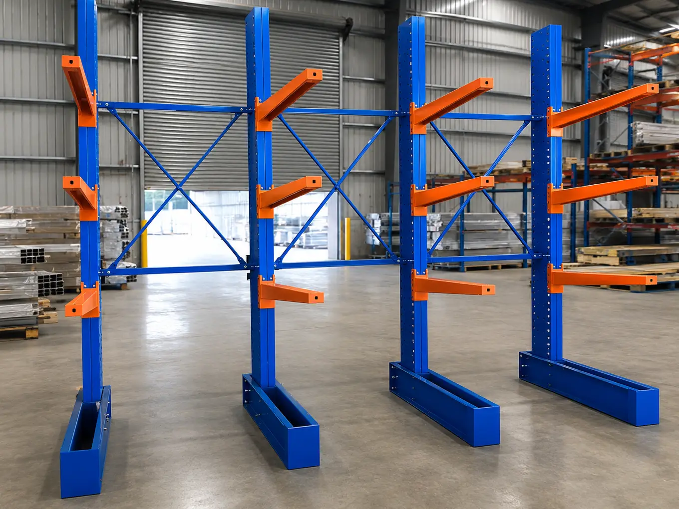 Cantilever Racking kollu raf sistemleri