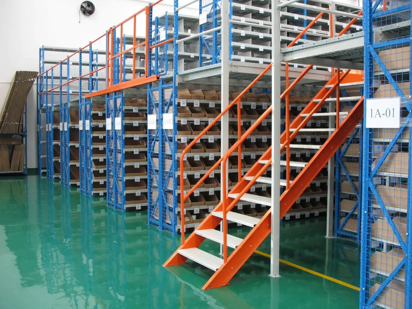 Mezanin katlı platform raf sistemleri Mezzanine Racking