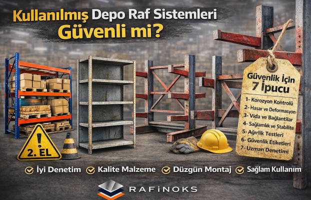 Kullanılmış Depo Raf Sistemleri Güvenli mi?